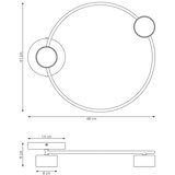  Plafonsko svetlo LUCIO 2xGX53/10W/230V bež | Eponuda.com