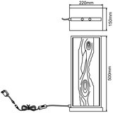Brilliant led stolna lampa chaumont LED/10W/230V borovina | Eponuda.com