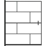 Pregrada za tuš ESG 116 x 140 cm crna | shoptok.hr
