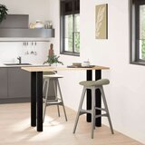 vidaXL Noge stolića za kavu 4 kom crne 100-102 cm čelik | shoptok.hr