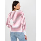 BASIC Feel Good Blouse-RV-BZ-8613.15X-white-red | Shoptok.si