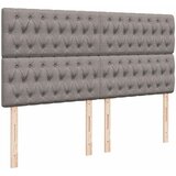  Krevet s oprugama i madracem smeđesivi 200x200 cm od tkanine | shoptok.hr