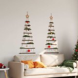  Viseća božićna drvca s vrhom zvijezda 2 kom 55x120 cm prirodne grane | shoptok.hr