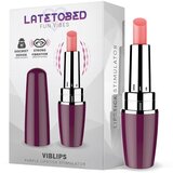 LATETOBED Viblips Lipstick Stimulator Purple Cene