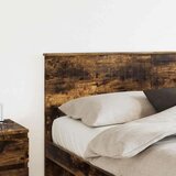  Vzglavje z vzglavjem Dimljeni oreh 160 cm Konstruiran les, (5000109909) | Shoptok.si