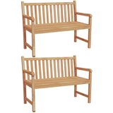  Jedilna garnitura 5-delna trdna tikovina | Shoptok.si