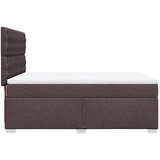  Krevet s oprugama i madracem tamnosmeđi 160x200 cm tkanina | shoptok.hr