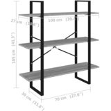 Ormarić za knjige boja hrasta 100x30x105 cm konstruirano drvo | Eponuda.ba