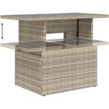  11-dijelni set vrtnih sofa poliratan s jastucima svijetlosivi | shoptok.hr