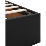  Posteljni okvir z vzmetnico Črna 120 x 190 cm Umetna koža | Shoptok.si