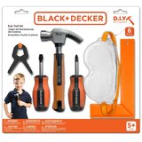 Black & Decker BLACK+DECKER 6-Dijelni Set Dječjeg Alata ST001-06-BD | shoptok.hr