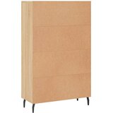  Visoka komoda boja hrasta 69,5 x 31 x 115 cm konstruirano drvo | shoptok.hr