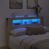  LED uzglavlje boja hrasta sonome 160 x 18,5 x 103,5 cm | shoptok.hr