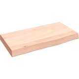  Polica 40 x 20 x 4 cm od neobrađene masivne hrastovine | shoptok.hr