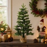 Mini božićno drvce 60 cm PVC i PE Zelena | shoptok.hr