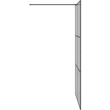  Zid za walk-in tu&amp;scaron; Crna 115 x 195 cm Staklo otporno na udarce Slike