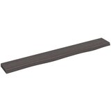  Polica tamnosiva 80 x 10 x 2 cm od obrađene hrastovine | shoptok.hr