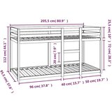  Pograd 90x200 cm trdna borovina | Shoptok.si
