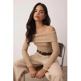 TRENDYOLMILLA ženska bluza Twoaw26Bz00081, bež-bež | Eponuda.com
