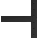 vidaXL Okvir za radni stol metalni 120 x 57 x 79 cm crno-crveni | shoptok.hr