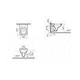 Vitra Konzolna šolja VITRA S20 + wc daska VITRA S20 soft close (5507L003-0101/09) | Eponuda.com