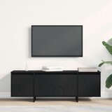 TV ormarić crni hrast 120x30x40 5 cm od materijala od konstruiranog drveta | shoptok.hr