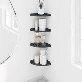  Lebdeća polica s policom 4 pcs Antracit 18 x 18 x 2 cm | shoptok.hr