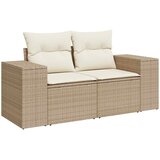  Set sofe 6 kom. Bež i krem bijela Poli Rattan i čelik | shoptok.hr