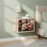  Wall-mounted noćni ormarić BORNE Hrast sonoma 36 x 33 x 25 cm | shoptok.hr