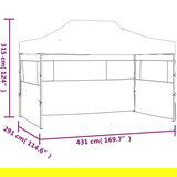 vidaXL sklopivi Šator s 3 Panela 3x4,5 m Krem Plavi | shoptok.hr
