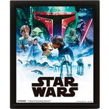 Pyramid International 3D zbirateljski okvir prve Opus Star Wars IV in V - Novo upanje - Empire Against Attack, 25,5 cm, širok x 20 cm, (21239625) Cene