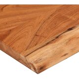 vidaXL Stenska polica 60x20x2,5 cm pravokotna akacija naraven rob | Shoptok.si