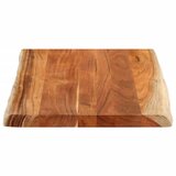 Stolna ploča 90x60x2,5 cm pravokutna bagremovo drvo živi rub | shoptok.hr