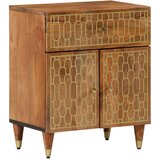 vidaXL Nočna omarica 50x33x60 cm trden mangov les, (21327296) | Shoptok.si