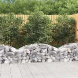  Gabionska ko&scaron;ara s lukom 150x50x40/60 cm pocinčano željezo cijene