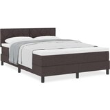 Box Spring Krevet s Madracem Tamnosmeđi 140x190 cm Tkanina | shoptok.hr