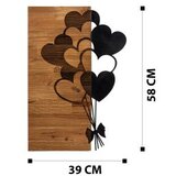 WALLXPERT dekorativni drveni zidni pribor love | ePonuda.com