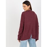 COCO ANGELO Sweater-VI-SW-17308.60P-burgundy | Shoptok.si