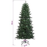  Umjetno božićno drvce s kuglicom 180 cm 300 LED lampica - Zelena 180 cm s LED-ima i ružičastim lopticama | shoptok.hr