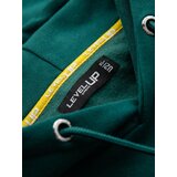 Ombre Unisex sweatshirt with pockets and hood - dark green | ePonuda.com