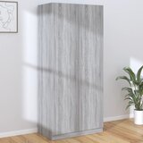 Furnova Garderobna omara siva sonoma 90x52x200 cm konstruiran les, (21930183) Cene