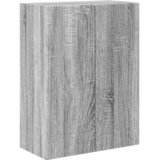 TV zidni ormar Siva Sonoma 59,5 x 31 x 80 cm Konstruirano drvo | Eponuda.com
