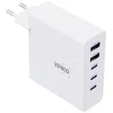 mojo 140W gan 5 usb punjač 140 w utičnica izlazna struja maks. 3250 ma broj izlaza: 5 x usb, usb-c®