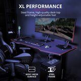 Trust GXT 1175 Imperius XL sto XL gaming sto sa podlogom za miš na cijeloj površini | Eponuda.ba