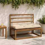  Jastučići za klupe VIANEN 2 kom. 100% poliester Krem - Krem 130 x 60 x 12 cm | shoptok.hr