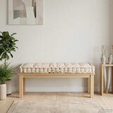  Paletni podni jastuk pamučni 120 x 80 x 10 cm bež | shoptok.hr
