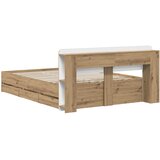  Krevetna konstrukcija s pohranom i uzglavljem Hrast artisan | shoptok.hr