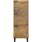  Visoka ploča smeđa 40x33x110 cm Puno drvo Mango | shoptok.hr