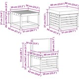  Set vanjskih sofa 6 kom. Prirodna i svjetlosiva | shoptok.hr