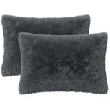  Jastuk s jastukom HEERLEN 2 kom. Antracit PV flis - Antracit 30 x 50 cm 2 | shoptok.hr